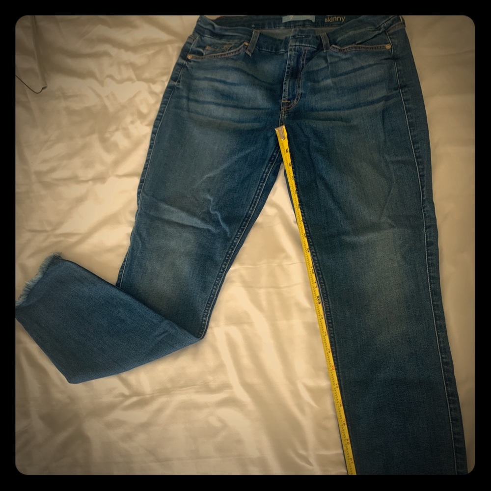 7 for All Mankind skinny jeans.